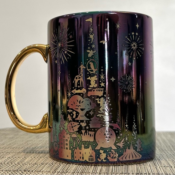 NEW!! Disney Parks Disneyworld 50th Anniversary Iridescent Coffee Mug - Picture 9 of 11